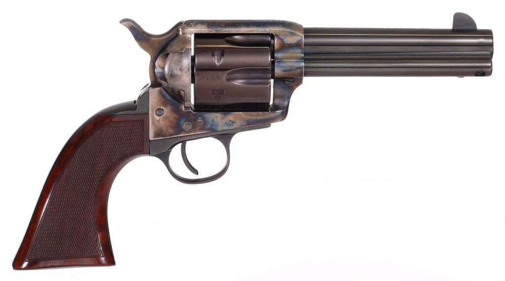 TAYLOR’S & COMPANY GUNFIGHTER 45LC BL/WD 4.75″