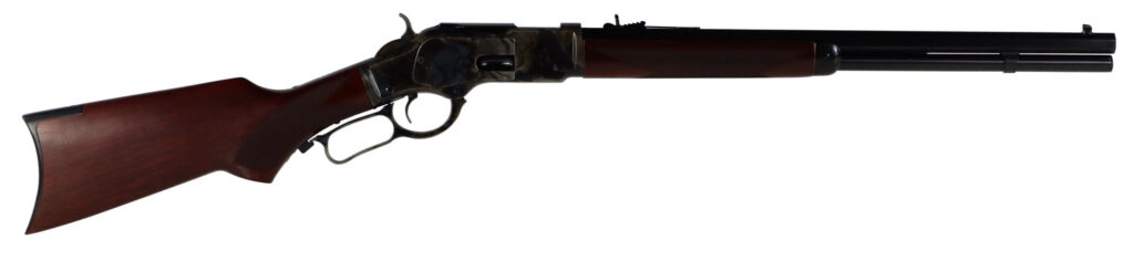 Taylors & Company 550219 1873  45 Colt (LC) Caliber with 10+1 Capacity, 20″ Blued Octagon Barrel, Color Case Hardened Metal Finish & Walnut Fixed Pistol Grip Stock Right Hand (Full Size)