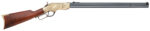 Taylors & Company 550295 1860 Brass Engraved 45 Colt (LC) 13+1 24.25" Blued Octagon Barrel, Brass Engraved/ Brass Receiver, Walnut/ Wood Stock, Right Hand