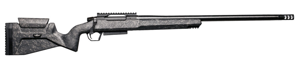 Christensen Arms 8011400201 MCR  6.5 Creedmoor 4+1 22″ Carbon Fiber Threaded Barrel, Picatinny Rail Receiver, M-LOK Forend, Black Adj Cheek Riser w/Pistol Grip Carbon Fiber Stock