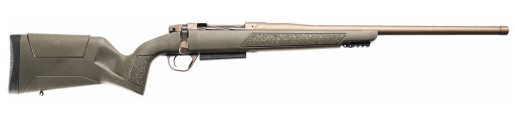 Christensen Arms 801-15009-01 Evoke  7mm PRC 3+1 22″ Burnt Bronze Cerakote Threaded Barrel, Burnt Bronze Cerakote Drilled & Tapped Receiver, Picatinny Rail Forend, OD Green Fixed Polymer Stock