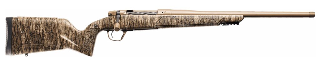 Christensen Arms 801-15017-01 Evoke Mossy Oak 308 Win 4+1 20″ Flat Dark Earth Cerakote Threaded Barrel, Flat Dark Earth Cerakote Drilled & Tapped Receiver, Picatinny Rail Forend, Mossy Oak Bottomland