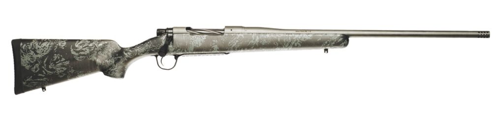 Christensen Arms 01-01347-00 Mesa FFT Full Size 25 Creedmoor 4+1 20″ Tungsten Gray Cerakote Threaded Barrel, Tungsten Gray Cerakote Steel Drilled & Tapped Receiver, Carbon w/Gray Accents Fixed Carbon