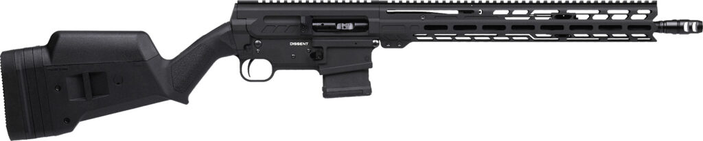 CMMG 55A520BAB Dissent BR4 *CA Compliant 223 Rem/5.56 NATO 10+1 16.10″ Black Armor Cerakote Aluminum Receiver, Magpul SGA Stock, Zeroed Drop-In Single Stage Trigger