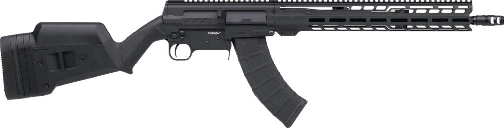 CMMG 86A950AAB Dissent BR47 7.62x39mm 10+1 16.10″ Black Nitride Threaded Barrel, Black Armor Cerakote Aluminum Receiver w/Picatinny Rail, M-LOK Handguard, Magpul SGA Black Polymer Stock, Ambidextrous