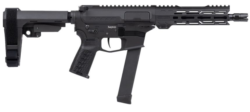 CMMG Banshee Pstl MKGS TB 9mm 8″ MLOK Blk 33rd