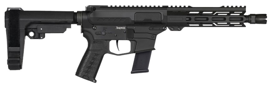 Banshee MKG .45ACP 8″ MLOK Brce Blk 13-rd