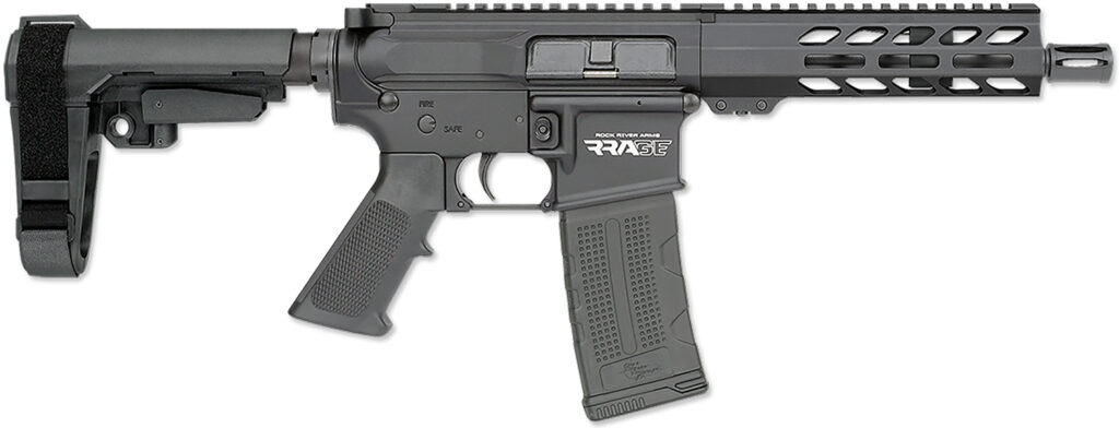 Rock River Arms DS21322 LAR-15M RRAGE 223 Rem/5.56 NATO 30+1 7″ Black Anodized Steel Threaded Barrel, M-LOK Handguard, Black Aluminum Picatinny Rail Receiver, Black Polymer SBA3 Brace & Black A2 Grip