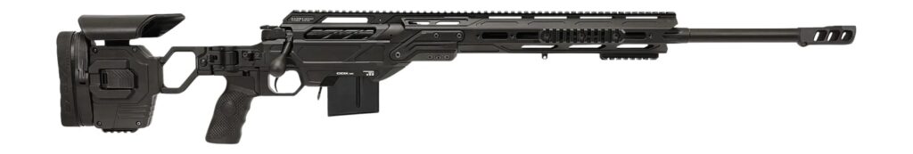 Cadex Inc CDXMCKRKN6524BR20I2B1N CDX-MC Kraken 6.5 Creedmoor 10+1 24″ Black DLC Match Grade Threaded Barrel, Black DLC Receiver w/Picatinny Rail, M-LOK Handguard, Black Adjustable Folding Buttstock, B
