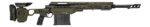 Cadex Inc CDX50DUAL50206BR20I2J5 CDX-50 Tremor 50 BMG 5+1 20.60" Black DLC Match Grade Threaded Barrel, Black DLC Aluminum Receiver w/Picatinny Rail, Adjustable Folding OD Green Stock, Black Polymer G