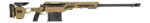 Cadex Inc CDX50DUAL5029BR40I2J5N CDX-50 Tremor 50 BMG 5+1 29" Black DLC Match Grade Threaded Barrel, Black DLC Aluminum Receiver w/Picatinny Rail, Adjustable Folding Hybrid Tan Stock, Black Polymer Gr