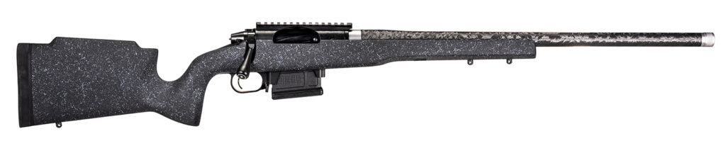Proof Research 137895 Elevation MTR 2.0 7mm PRC 22″ Carbon Fiber Wrapped Match Grade Threaded Barrel, Black Cerakote Picatinny Rail Steel Receiver, Fixed Proof Black Granite Carbon Fiber Stock