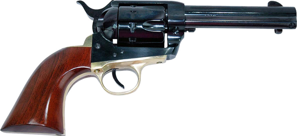 Cimarron PPP22LR Pistolero  22 LR 10rd Shot 4.75″ Blued Steel Barrel Blued Cylinder Blued Steel Frame Walnut Grip Exposed Hammer