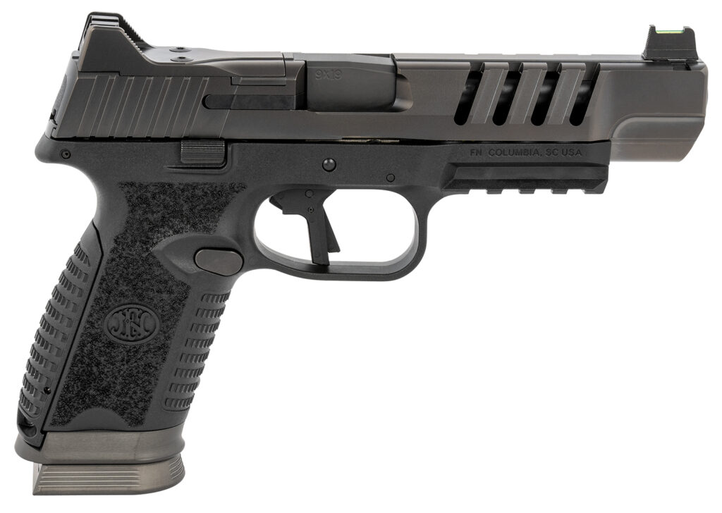 FN 66100940 509 LS Edge 9mm Luger 5″ Barrel 10+1, Matte Black Polymer Frame With Mounting Rail, No Manual Safety, Optics Ready