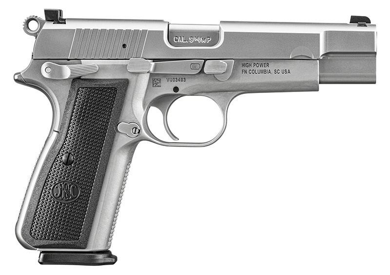 FN High Power 9mm 4.7″ SS DS 10rd