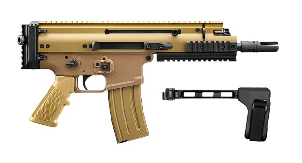 SCAR 15P 300BLK 7.5″ TB Brace FDE 30-rd