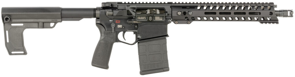 Patriot Ordnance Factory 1599 Revolution DI 308 Win 20+1 12.50″ Black Nitride Barrel, Black Anodized