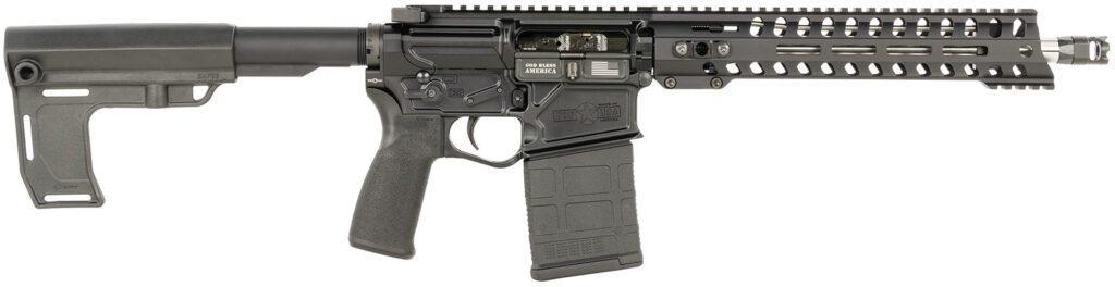 Patriot Ordnance Factory 1665 Rogue  308 Win 20+1 12.50″ Black Anodized