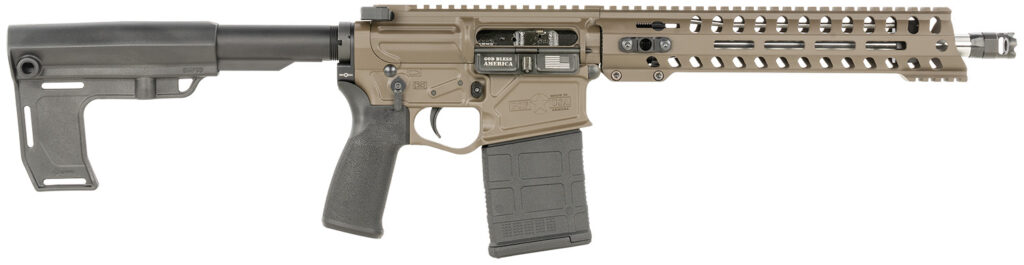 Patriot Ordnance Factory 1741 Rogue  308 Win 20+1 12.50″ Patriot Brown Cerakote