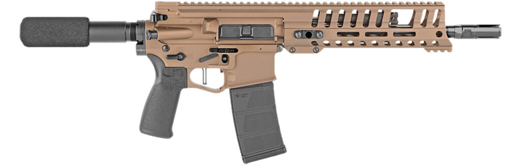 Patriot Ordnance Factory 01800 P415 Edge  300 Blackout 30+1 10.50″ Black Nitride Burnt Bronze Cerakote Receiver
