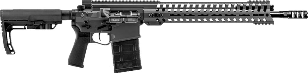 Patriot Ordnance Factory 01930 Revolution PD  308 Win 20+1 16.50″ Black Nitride Tungsten Cerakote
