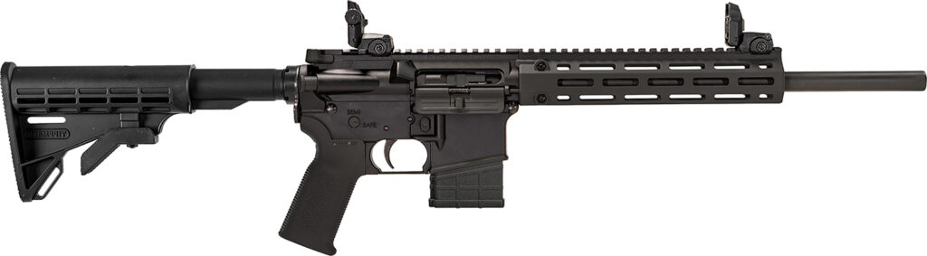 Tippmann Arms A101213 M4-22 LTE 22 LR 10+1 16″ Black Parkerized Barrel, Matte Black Aluminum Receiver w/Picatinny Rail, M-LOK Handguard, Composite Forend, Black CAR15 Polymer Stock, Black Gen2 Grip, R