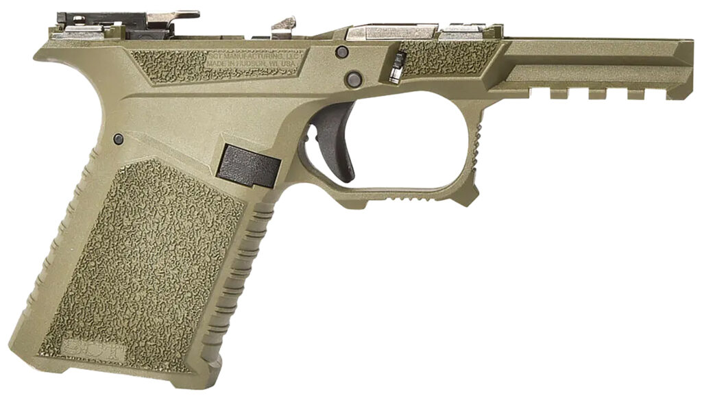 Sct Manufacturing 0226000000IB Compact  Compatible w/ Gen3 19/23/32 OD Green Polymer Frame Aggressive Texture Grip