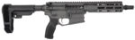 Cobalt Kinetics CKPROLITE30075CHARCOAL Pro Lite  300 Blackout 30+1 7.50" Black Melonite Barrel, Charcoal Aluminum Receiver w/Picatinny Rail, Black Polymer SB Tactical SBA3 Brace, Black Polymer Grip
