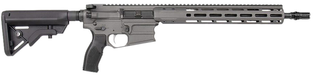 Cobalt Kinetics CKPROLITE55616CHARCOAL Pro Light  223 Rem/5.56 NATO  16″ Black Barrel, Charcoal Picatinny Rail Aluminum Receiver, M-LOK Handguard, Black Polymer Stock, Black Polymer Grip