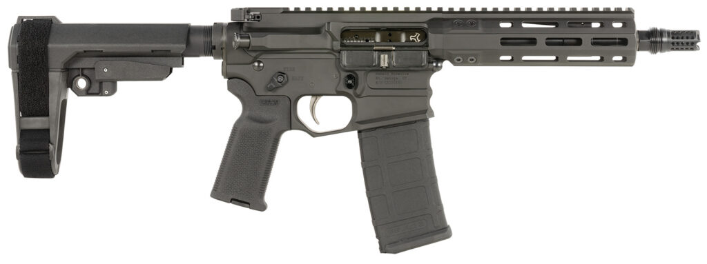 Cobalt Kinetics CKPROLITE30075BLK Pro Lite  300 Blackout 30+1 7.50″ Black Melonite Barrel, Black Aluminum Receiver w/Picatinny Rail, Black Polymer SB Tactical SBA3 Brace, Black Polymer Grip