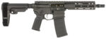 Cobalt Kinetics CKPROLITE30075BLK Pro Lite  300 Blackout 30+1 7.50" Black Melonite Barrel, Black Aluminum Receiver w/Picatinny Rail, Black Polymer SB Tactical SBA3 Brace, Black Polymer Grip
