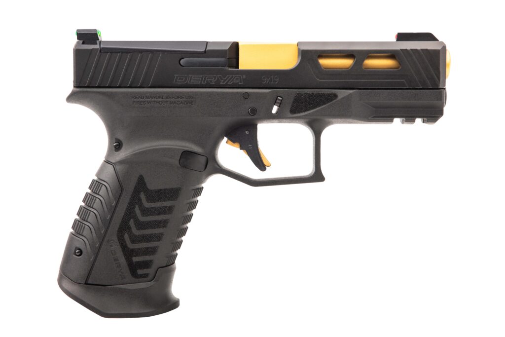 DERYA ARMS DY9 9MM BK/GLD 10+1 3.8″ OR US
