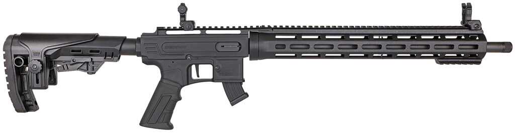 Derya Firearms TM22.FLASH.18 TM22 Flash 22 LR 10+1 18″ Black Anodized Threaded Barrel, Black Anodized Aluminum Receiver w/Picatinny Rail, M-LOK Handguard & Forend, Black Fixed Polymer Stock, Black Pol
