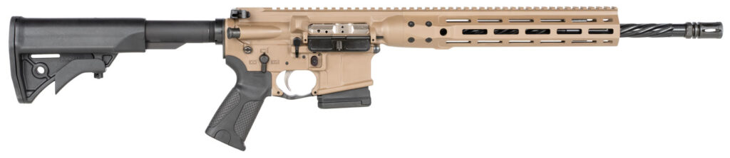 LWRC ICDIR5CK16MLCAC Individual Carbine *CA Compliant 5.56x45mm NATO 10+1 16.10″ Barrel, Exclusive Flat Dark Earth Anodized Receiver, A2 Flash Hider, Adjustable Stock, Magpul MOE+ Grip, Optics Ready