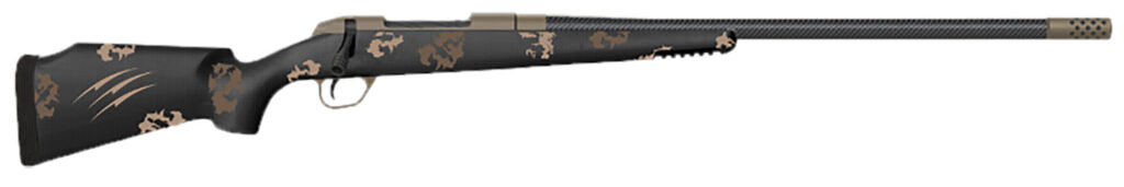 Fierce Firearms FCTRG7MMBC20BS CT Rage  Full Size 7mm BC 3+1 20″ Black Carbon Fiber Match Grade Threaded Barrel, Black Cerakote Drilled & Tapped Titanium Receiver, Monte Carlo Carbon Fiber Stock