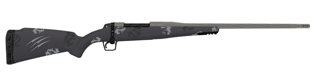 Fierce Firearms TWROG300PRC22GP Twisted Rogue Mini 300 PRC 22″ Tungsten Cerakote Steel Threaded Barrel, Drilled & Tapped Steel Receiver, LR Negative Comb Phantom Camo Carbon Fiber Stock