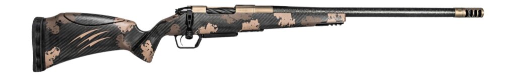 Fierce Firearms ROGSCMX65PRC20BRS Carbon Mini Rogue XP 6.5 PRC 3+1 20″ Carbon Fiber Match Grade Barrel, Smoked Bronze Cerakote Steel Drilled & Tapped Receiver, Sonora Ambush Camo Adj Comb & BiPod Rail