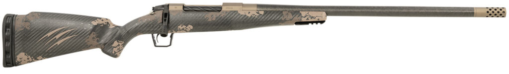 Fierce Firearms ROG7PRC22BRS Carbon Rogue  Full Size 7mm PRC 3+1 22″ Hand Lapped/Match Grade Threaded Barrel, Smoked Bronze Cerakote Steel Receiver, Sonora Ambush Camo Fierce Rogue Carbon Fiber Stock