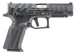 Grand Power 8588005808668 Q100 Mk23 9mm Luger 15+1 4.25" Stainless Rotating Barrel, Black Steel Optic Ready/Serrated Slide, Black Steel Frame w/Accessory Rail & Beavertail, Textured Grip