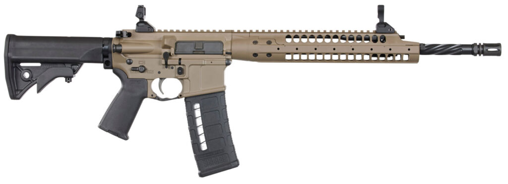 LWRC SIX8A5RCK16 SIX8 A5 6.8mm Rem SPC II 16.10″ 30+1 Flat Dark Earth Cerakote Adjustable Stock