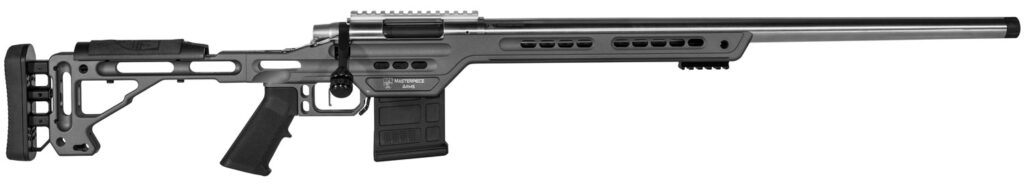 MasterPiece Arms 308PMRRHTNGPBA PMR  308 Win 10+1 24″ Stainless Steel Tungsten Aluminum Tungsten V-Bedded BA Hybrid Chassis Stock Right Hand