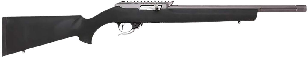 Tactical Solutions ATE2GMGBHBLK X-Ring VR Gen2 22 LR Gun Metal Gray Barrel & Receiver, Hogue OverMolded Black Synthetic Stock