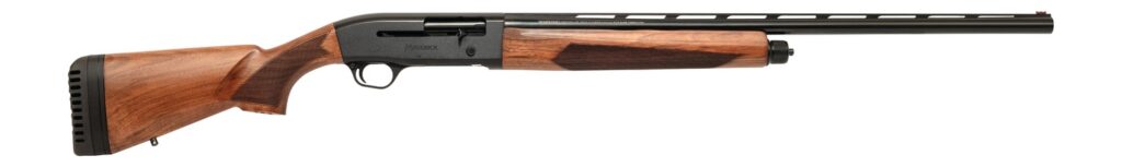 Maverick Arms 33001 SA  12 Gauge Semi-Auto 3″ 5+1 28″ Matte Blued Vent Rib Barrel, Adj LOP Satin Walnut Stock