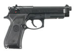 Beretta USA JS92M9A1 92FS Type M9A1 Full Size 9mm Luger 10+1 4.90" Black Barrel, Black Cerakote Steel Serrated Slide, Black Aluminum Frame w/Beavertail & Picatinny Rail, Black Textured Grip