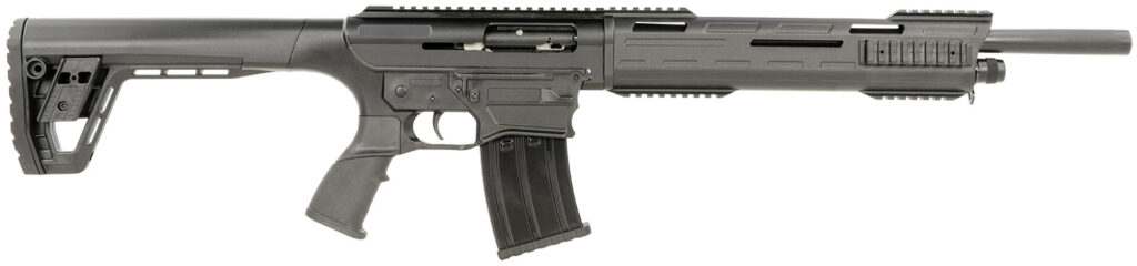Tokarev USA 21000103 TAR  12 Gauge Semi-Auto 3″ 5+1 18.50″ Black Steel Barrel, Black Receiver w/Picatinny Rail, Black Fixed Synthetic Stock