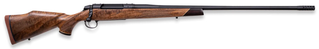 Weatherby 3WASD240WR6B 307 Adventure SD Full Size 240 Wthby Mag 4+1 26″ Graphite Black Cerakote Mag Sporter Fluted/Threaded Barrel, Drilled & Tapped Steel Receiver, Walnut Fixed Wood Stock