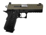 Live Free Armory HG8644-N Apollo 11 V2 Compact 9mm Luger 18+1 4.15" Stainless Barrel, Flat Dark Earth Cerakote Steel Optic Ready/Serrated Slide, Black Cerakote Steel Frame w/Beavertail & Picatinny Rai