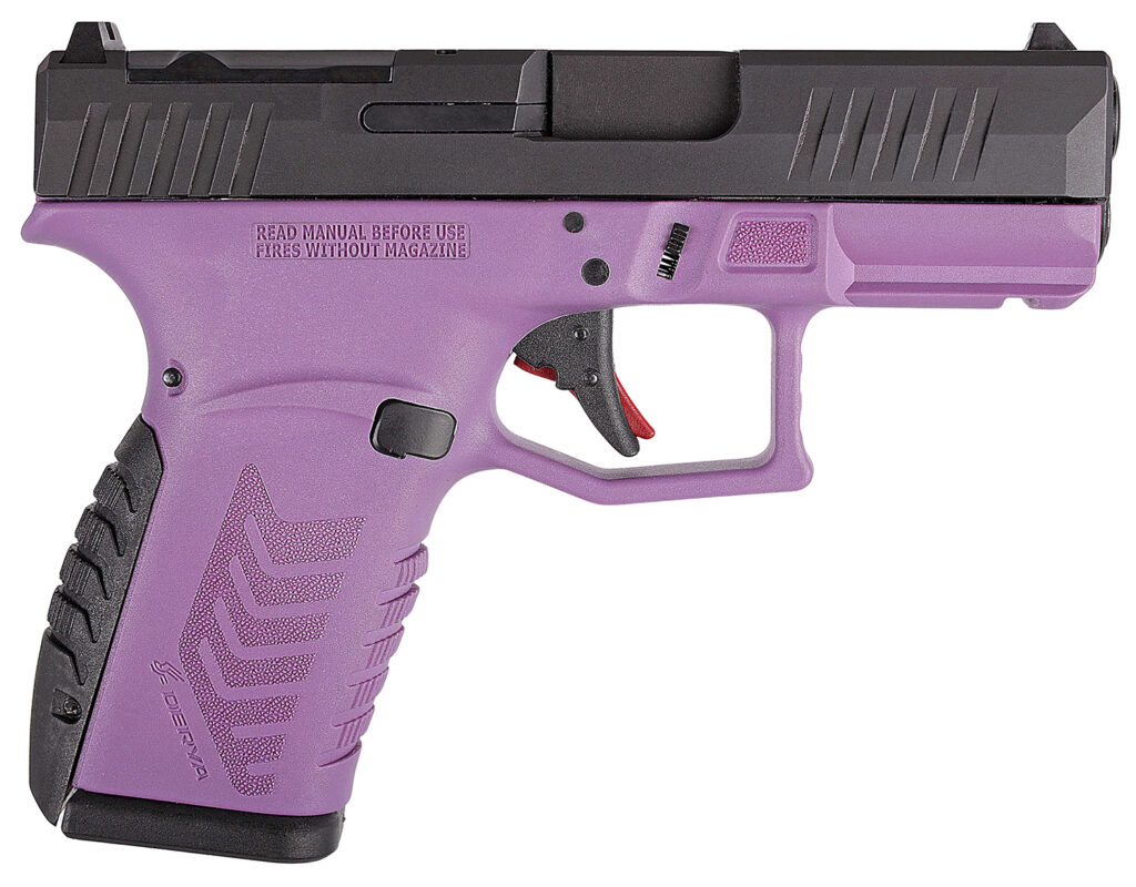 DERYA DY9Z.TTPRP.TR     DY9Z 9MM 15R  OR  PRPL/BLK