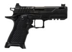 Oa Defense  2311 Pro Elite Compact Frame 9mm Luger 21+1 4.25" Ported Barrel, DLC Black Steel Optic Ready/Serrated Slide, Black Aluminum Frame w/Picatinny Rail, Black Aluminum Grip, Ambidextrous