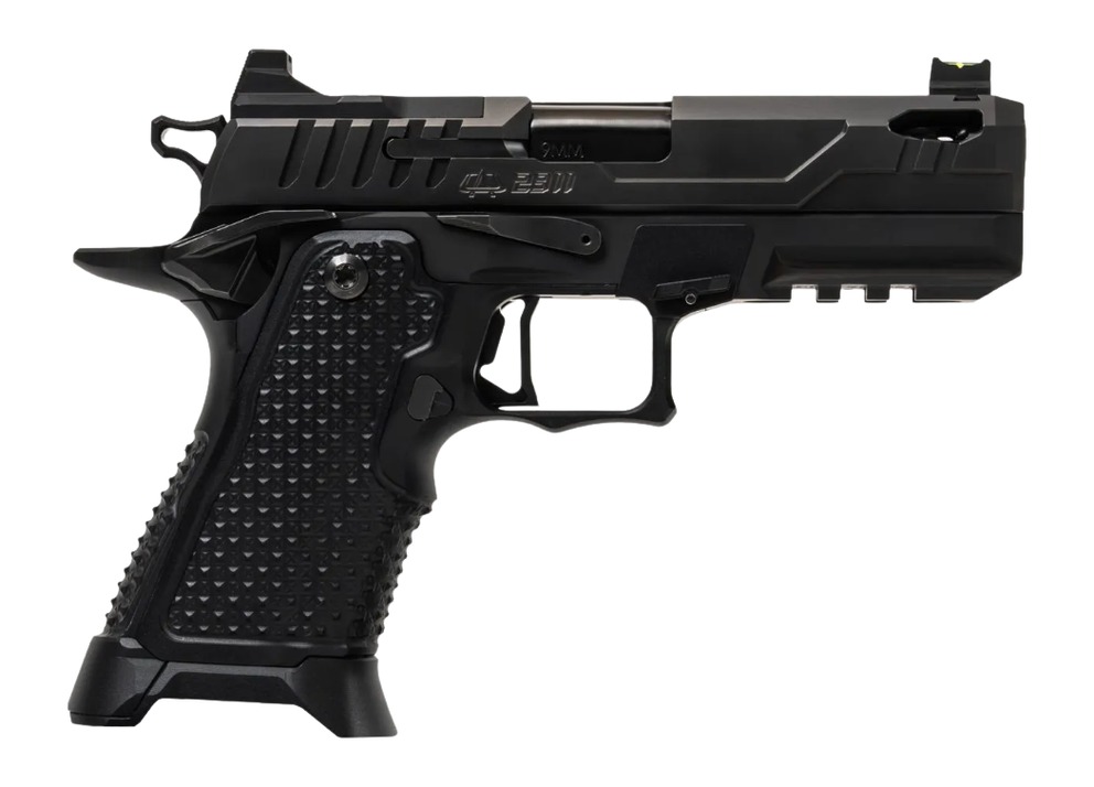 Oa Defense  2311 Pro Elite Compact Frame 9mm Luger 21+1 4.25″ Ported Barrel, DLC Black Steel Optic Ready/Serrated Slide, Black Aluminum Frame w/Picatinny Rail, Black Aluminum Grip, Ambidextrous